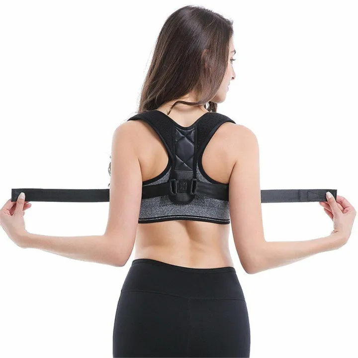 Energizing Posture Support Brace Adjustable Straight Strap For Men And Women