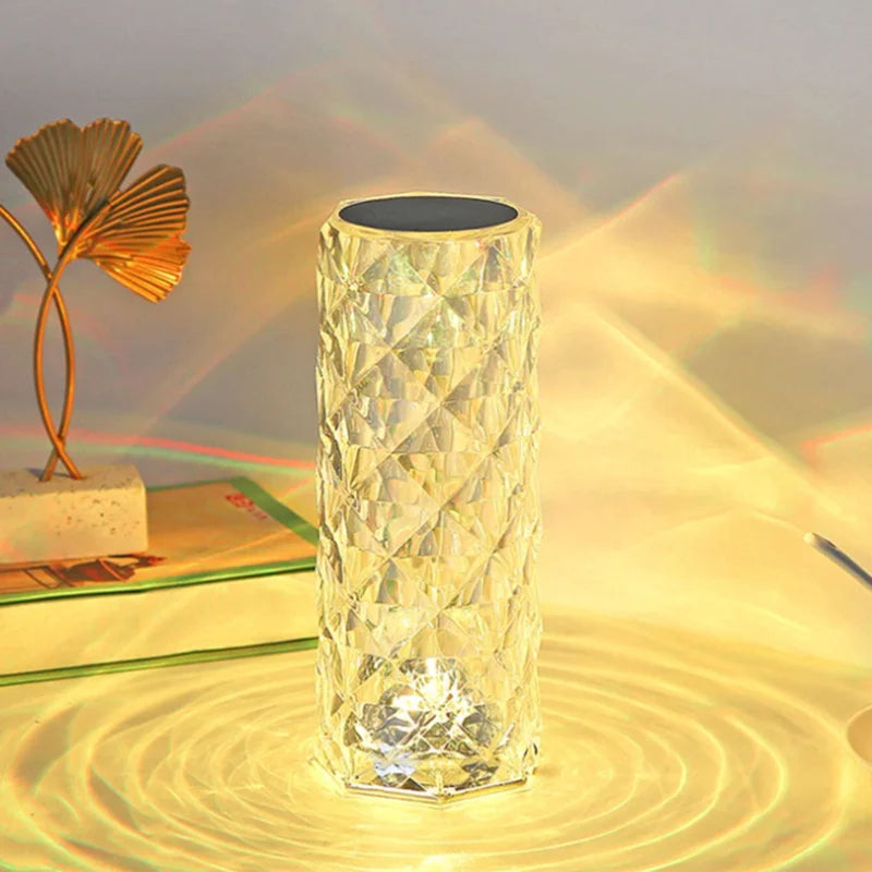 New Unique Style Crystal Diamond Table Lamp with 16 colours