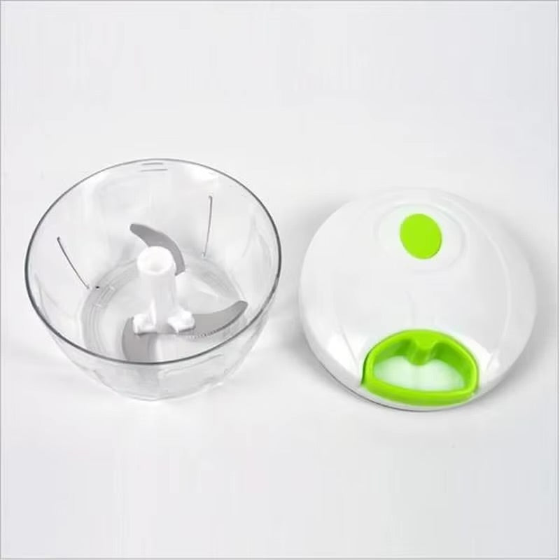 Manual easy spin Hand pulled speedy vegetable and food chopper/ cutter