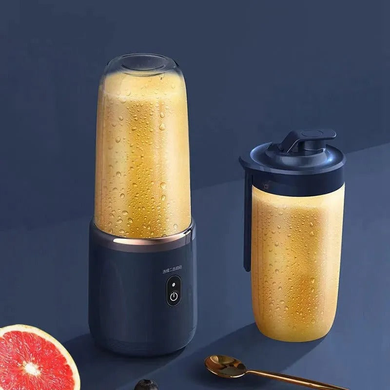 2 in 1 USB Rechargeable Portable Juicer Blender - 6 Blades