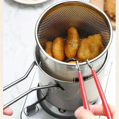 Stainless Steel Deep Frying Pot/Drainer