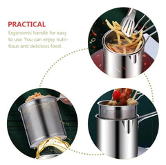 Stainless Steel Deep Frying Pot/Drainer