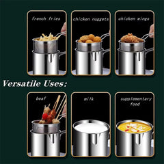 Stainless Steel Deep Frying Pot/Drainer