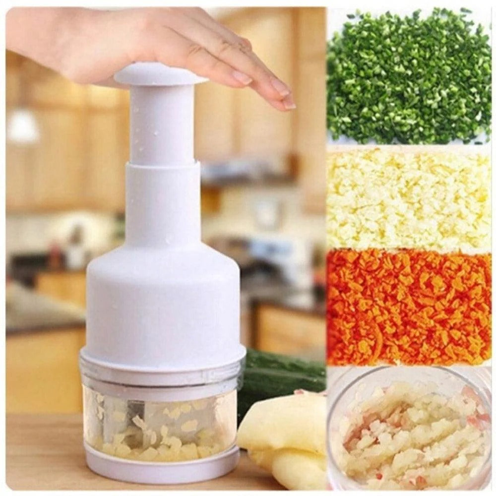 Presse Oignons Ail Onions & Vegetables Chopper - White