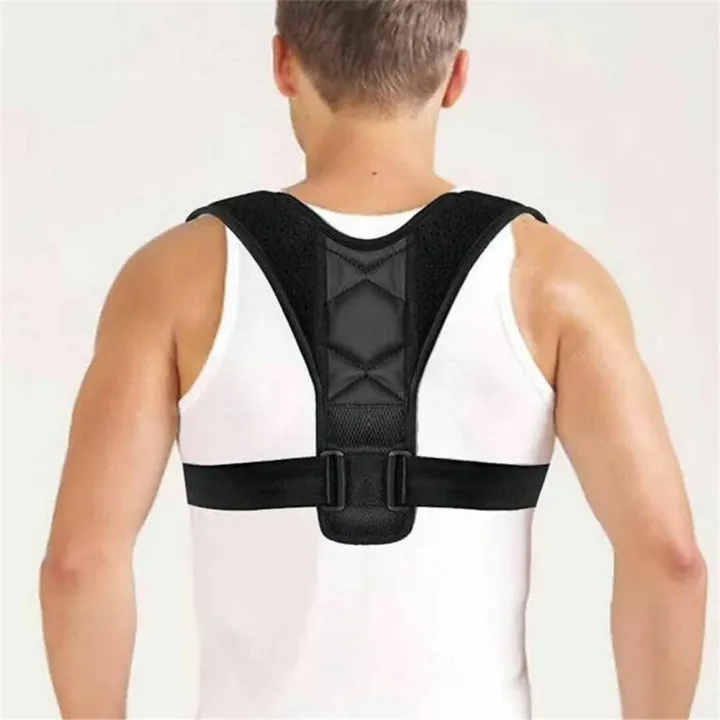 Energizing Posture Support Brace Adjustable Straight Strap For Men And Women