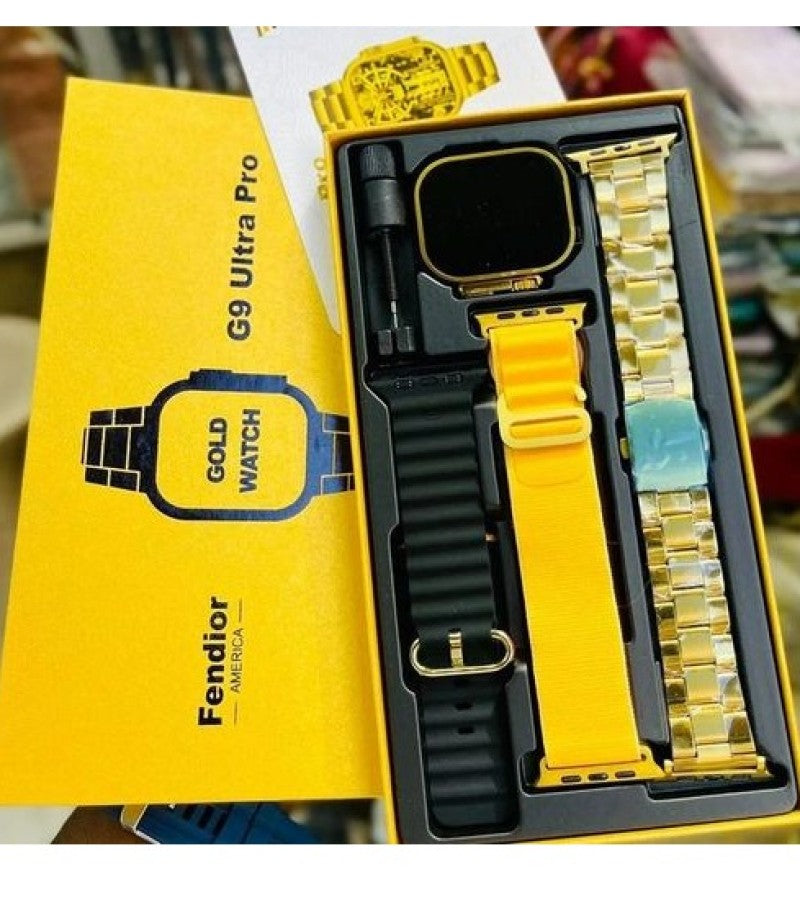 Smart Watch- G9 Ultra Pro Gold Edition